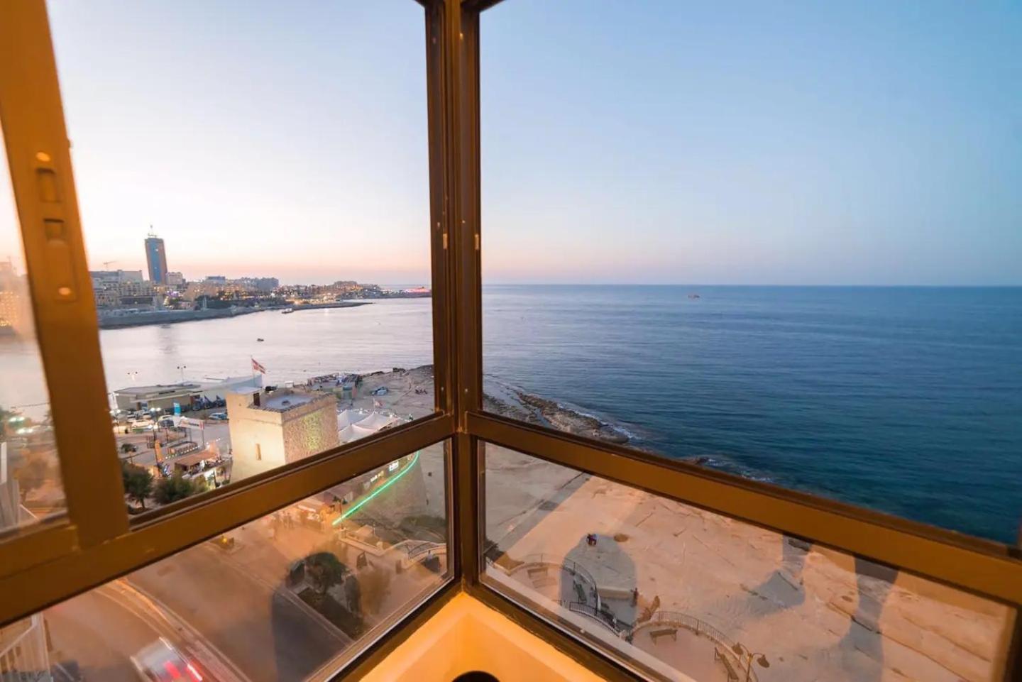 Sea View Luxury Haven Living & 3Bedrooms Seafront Sliema Esterno foto