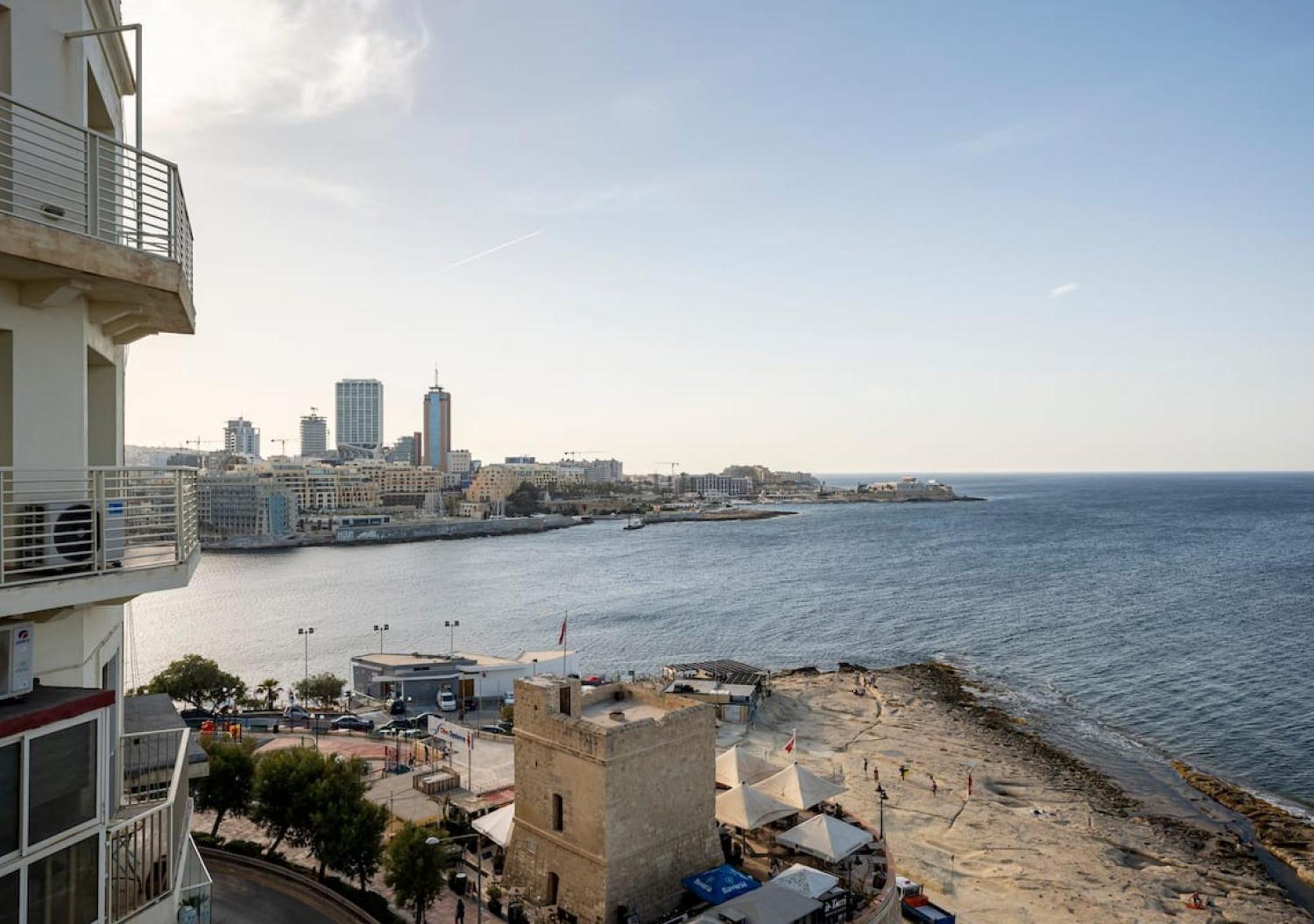 Sea View Luxury Haven Living & 3Bedrooms Seafront Sliema Esterno foto