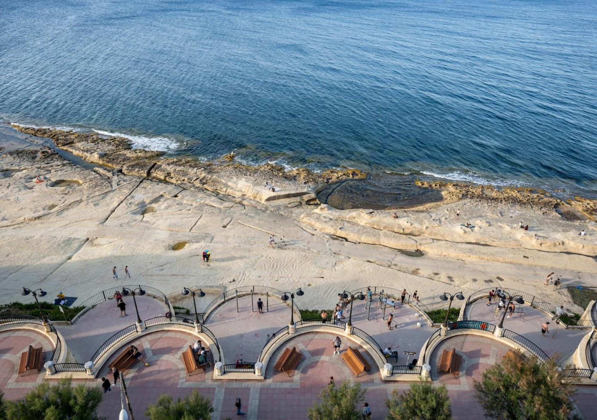 Sea View Luxury Haven Living & 3Bedrooms Seafront Sliema Esterno foto
